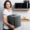 Philergo Countertop Ice Maker 26 lbs/24h 9 Cubes/6 Mins with Self-Cleaning Bullet Ice Maker for Home Office Bar Party