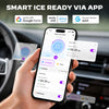 Philergo Nugget Ice Maker Countertop with App & Voice Control, Self-Cleaning Pebble Ice Machine, 3L Water Tank, 44 lbs/Day, Soft Ice in 8 Minutes, Quiet Portable Design for Home, Kitchen and Party
