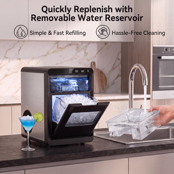 Philergo Ice Maker Nugget 44lbs/24hrs