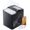 Philergo Countertop Ice Maker 26 lbs/24h 9 Cubes/6 Mins with Self-Cleaning Bullet Ice Maker for Home Office Bar Party