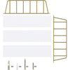 Floating Shelves, Wall Shelves 3 Boards Adjustable, White and Gold Shelf for Living Room, Bedroom, Bathroom, Kitchen - Walmart.com