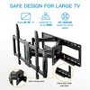 Full Motion TV Wall Mount for 50''-90'' Flat or Curved TV, up to 165lbs, Max 800x400mm - Walmart.com